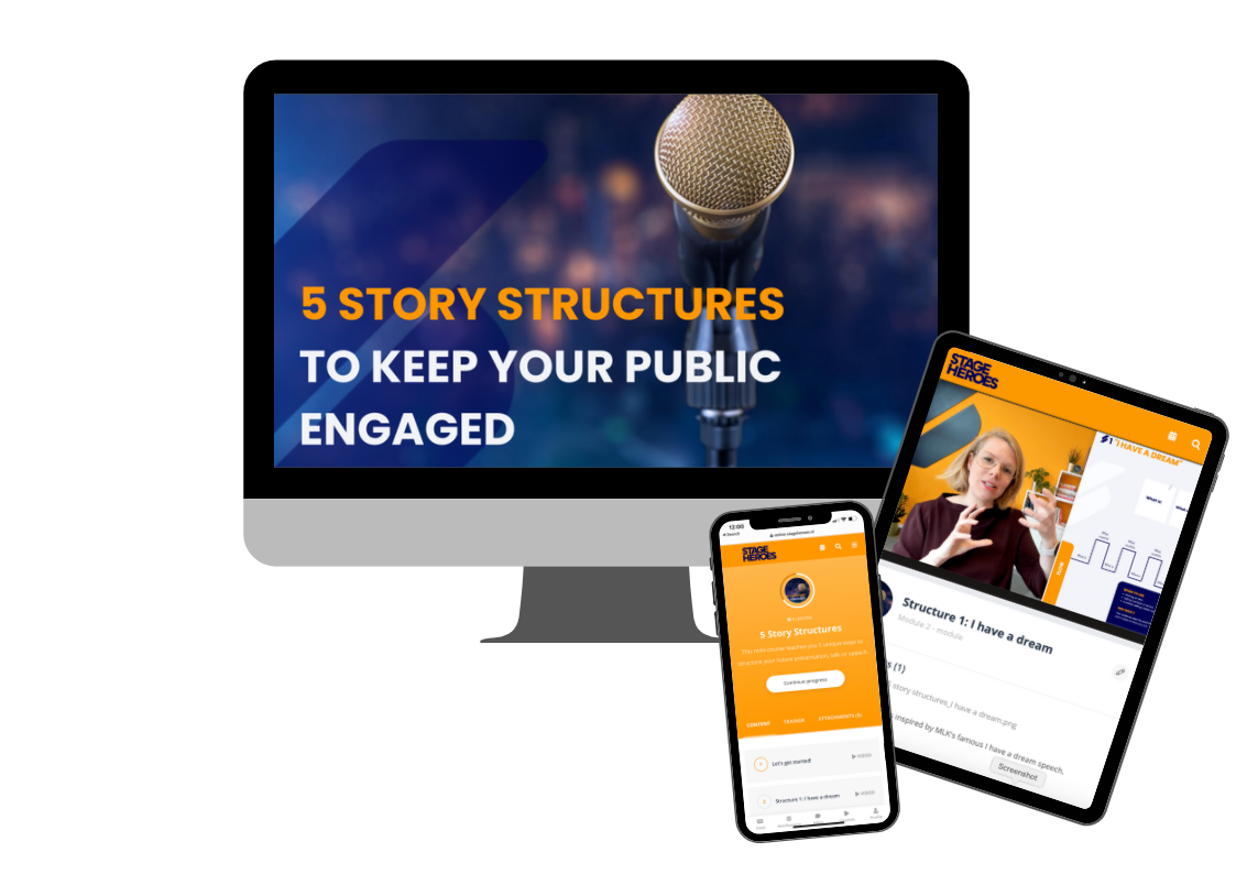 Stage Heroes story structures online training