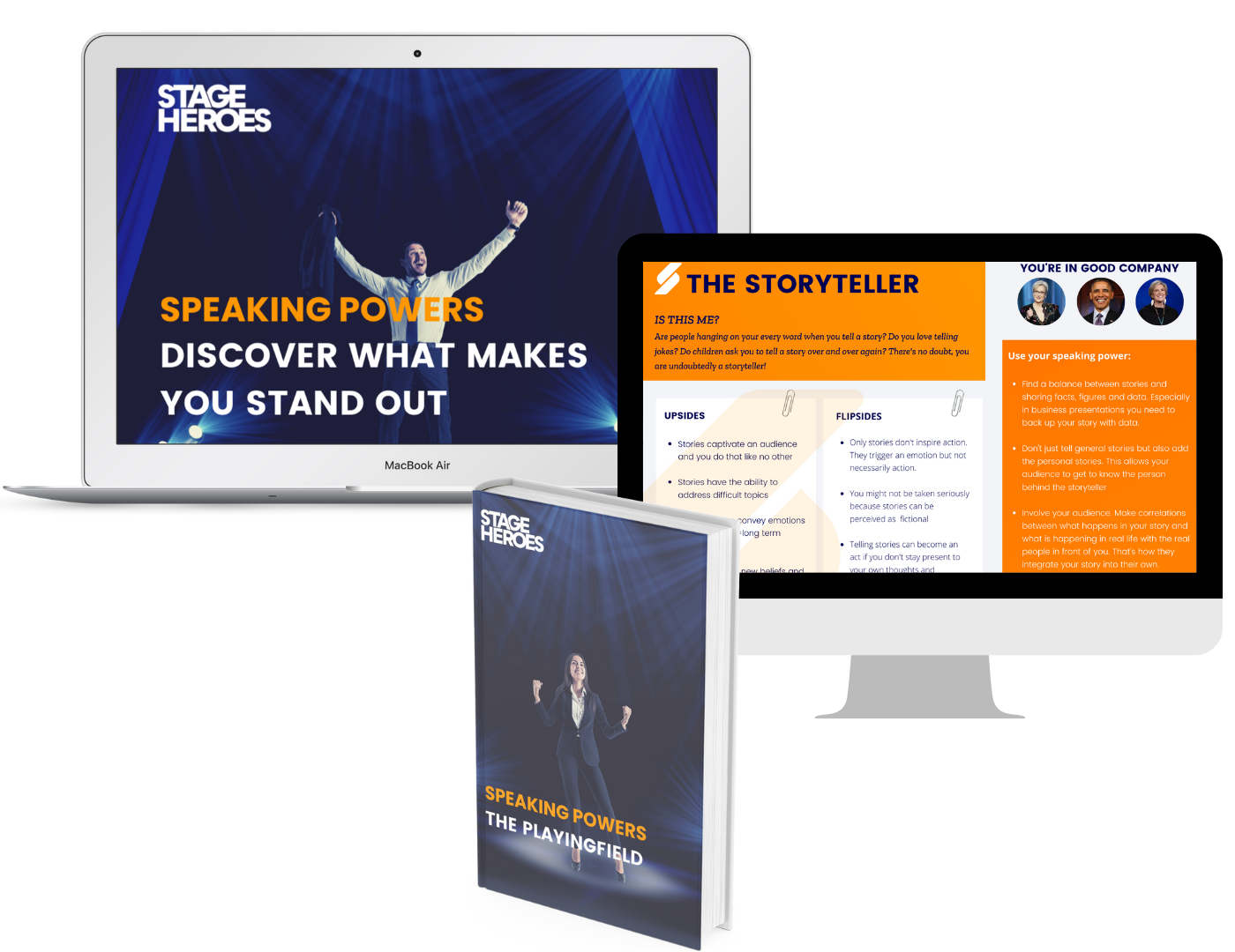 Stage Heroes online presentation training speaking powers