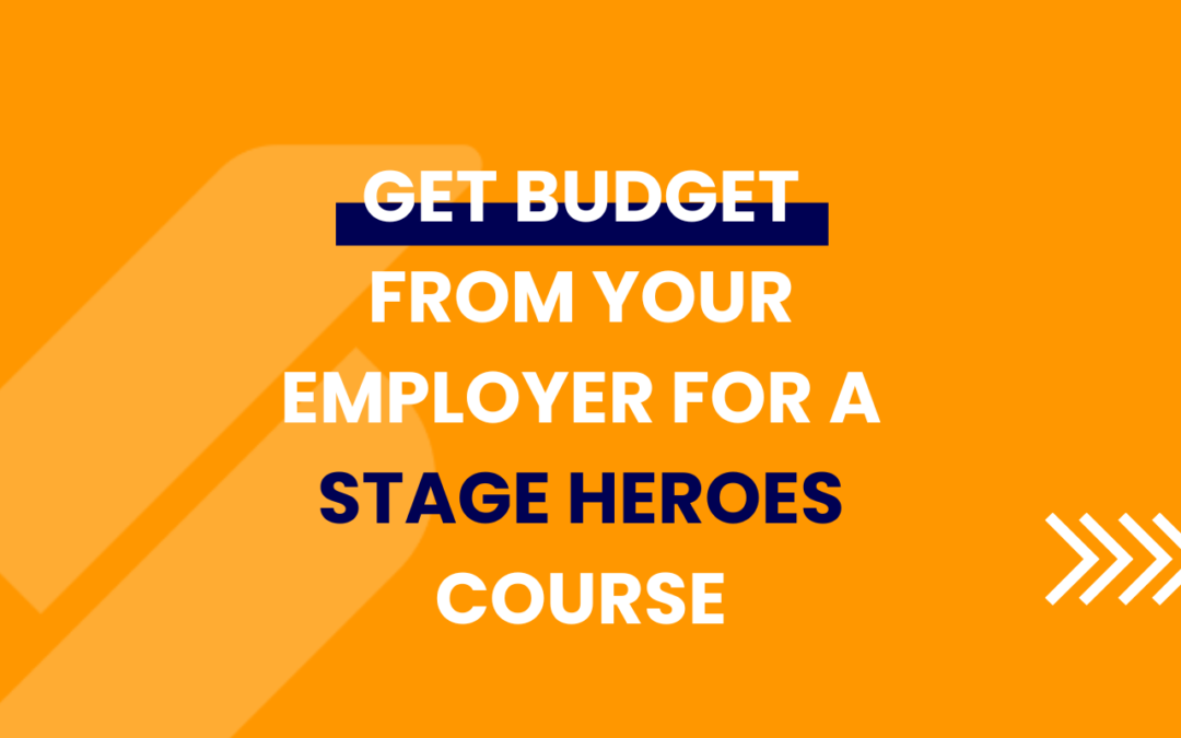 Get budget from your employer for a course
